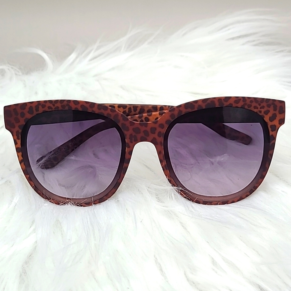Leopard Print Sunglasses